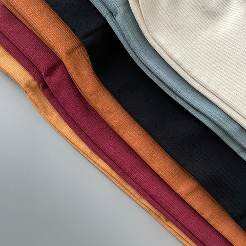 Ox Performance Ribbed, High Waisted Gym Leggings