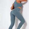 Ox Performance Ribbed, High Waisted Gym Leggings