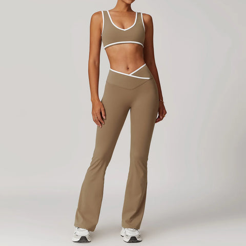 🌸 SISU BloomFlex Set – Sculpt Bra & High-Waist Shorts