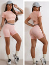 Elevate Seamless High Waist Shorts and Top 2 Piece Set