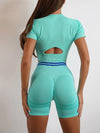 Elevate Seamless High Waist Shorts and Top 2 Piece Set