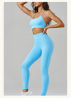 Vivid Flex Seamless Cross-Over Strap Top & Leggings Set