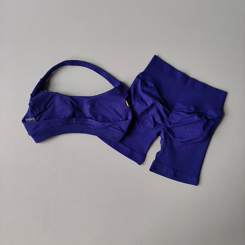 SISU “PulseRib” Set – Seamless Sleeveless Crop & Leggings Duo