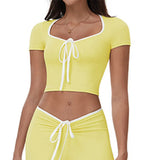 Sisu Flow Tie-Front Top