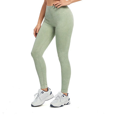 Elevate Seamless Ribbed Scrunch Butt Leggings