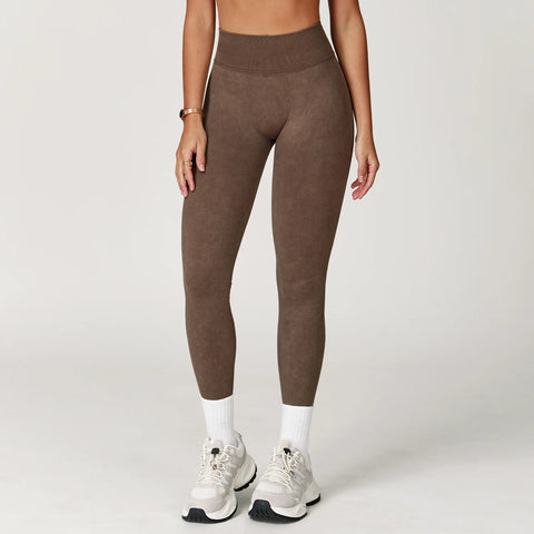 🩷 SISU RiseRib Leggings – Seamless Scrunch Bum Fit for Yoga, Fitness & Impact Training