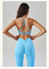 Vivid Flex Seamless Cross-Over Strap Top & Leggings Set