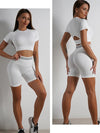 Elevate Seamless High Waist Shorts and Top 2 Piece Set