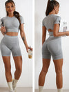 Elevate Seamless High Waist Shorts and Top 2 Piece Set