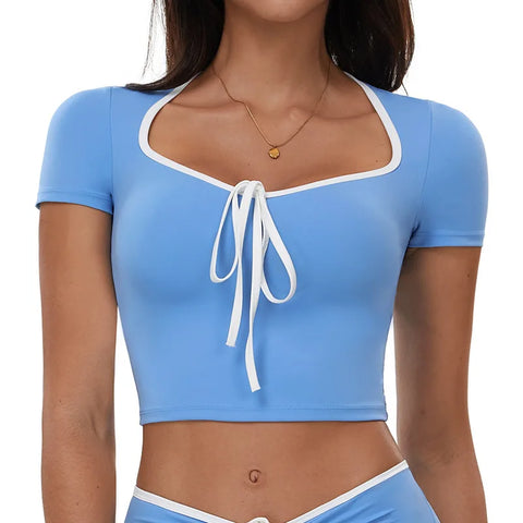 Sisu Flow Tie-Front Top