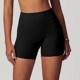 💛 SISU AeroFlex High-Waist Sports Shorts – Breathable Compression for Training, Yoga & Cycling