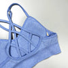 Vivid Flex Seamless Chalk Colour Way Strap Bra