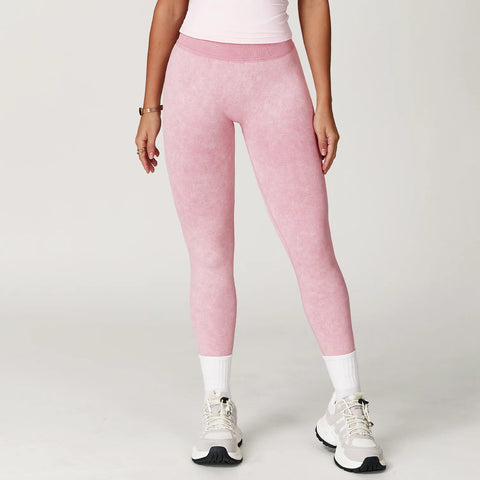 🩷 SISU RiseRib Leggings – Seamless Scrunch Bum Fit for Yoga, Fitness & Impact Training