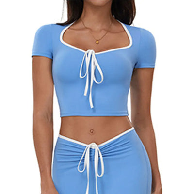 Sisu Flow Tie-Front Top