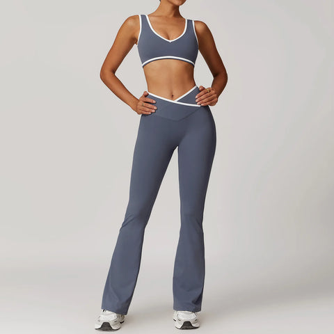 🌸 SISU BloomFlex Set – Sculpt Bra & High-Waist Shorts