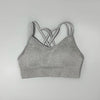 Vivid Flex Seamless Chalk Colour Way Strap Bra