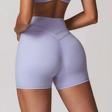 💛 SISU AeroFlex High-Waist Sports Shorts – Breathable Compression for Training, Yoga & Cycling